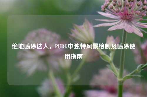 绝地喷涂达人，PUBG中独特风景绘制及喷涂使用指南