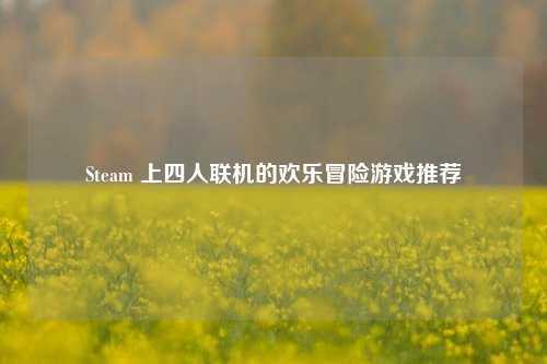 Steam 上四人联机的欢乐冒险游戏推荐