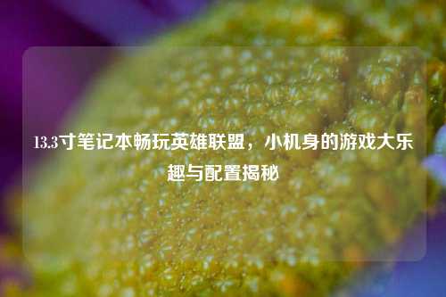 13.3寸笔记本畅玩英雄联盟，小机身的游戏大乐趣与配置揭秘