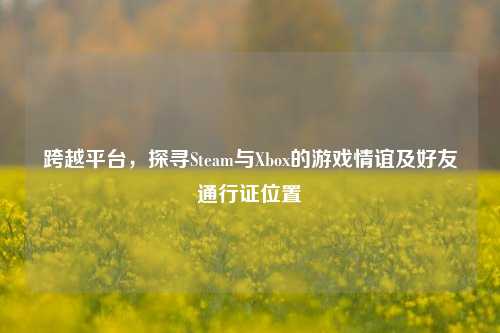 跨越平台,探寻Steam与Xbox的游戏情谊及好友通行证位置