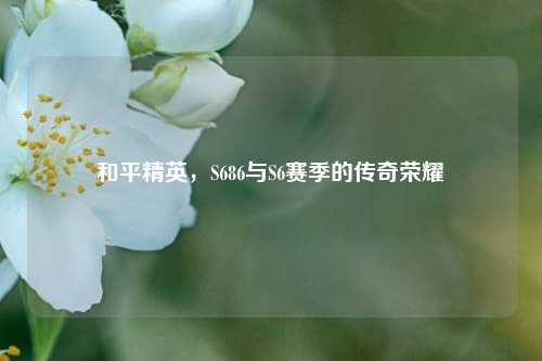 和平精英,S686与S6赛季的传奇荣耀
