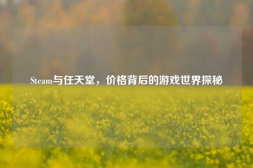 Steam与任天堂，价格背后的游戏世界探秘