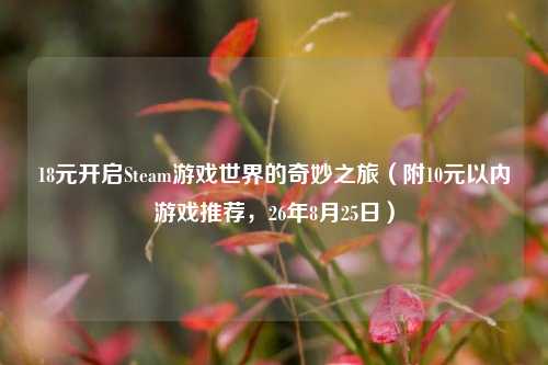 18元开启Steam游戏世界的奇妙之旅（附10元以内游戏推荐，26年8月25日）