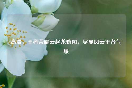 高清，王者荣耀云起龙骧图，尽显风云王者气象