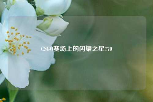 CSGO赛场上的闪耀之星770