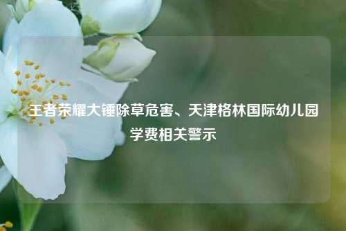 王者荣耀大锤除草危害、天津格林国际幼儿园学费相关警示